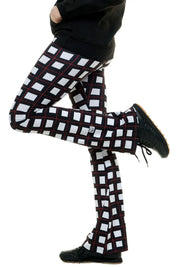 Flare Leggings Funky Punky Schlaghose Baumwolle Berlin Design