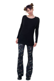 Leggings évasés - noir Diamant