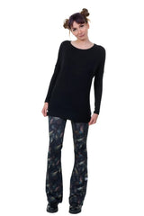 Flare Leggins black Diamond