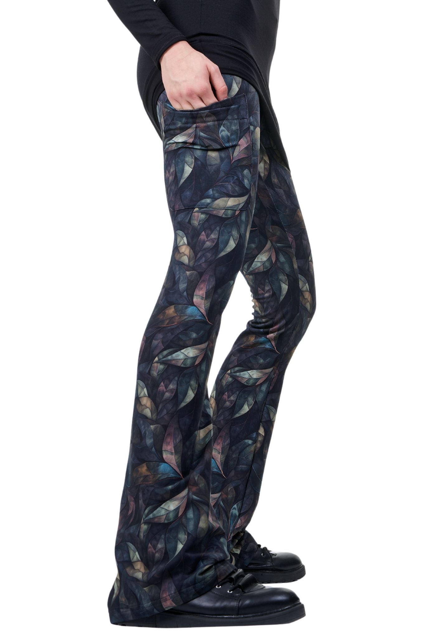 Leggings évasés - noir Diamant