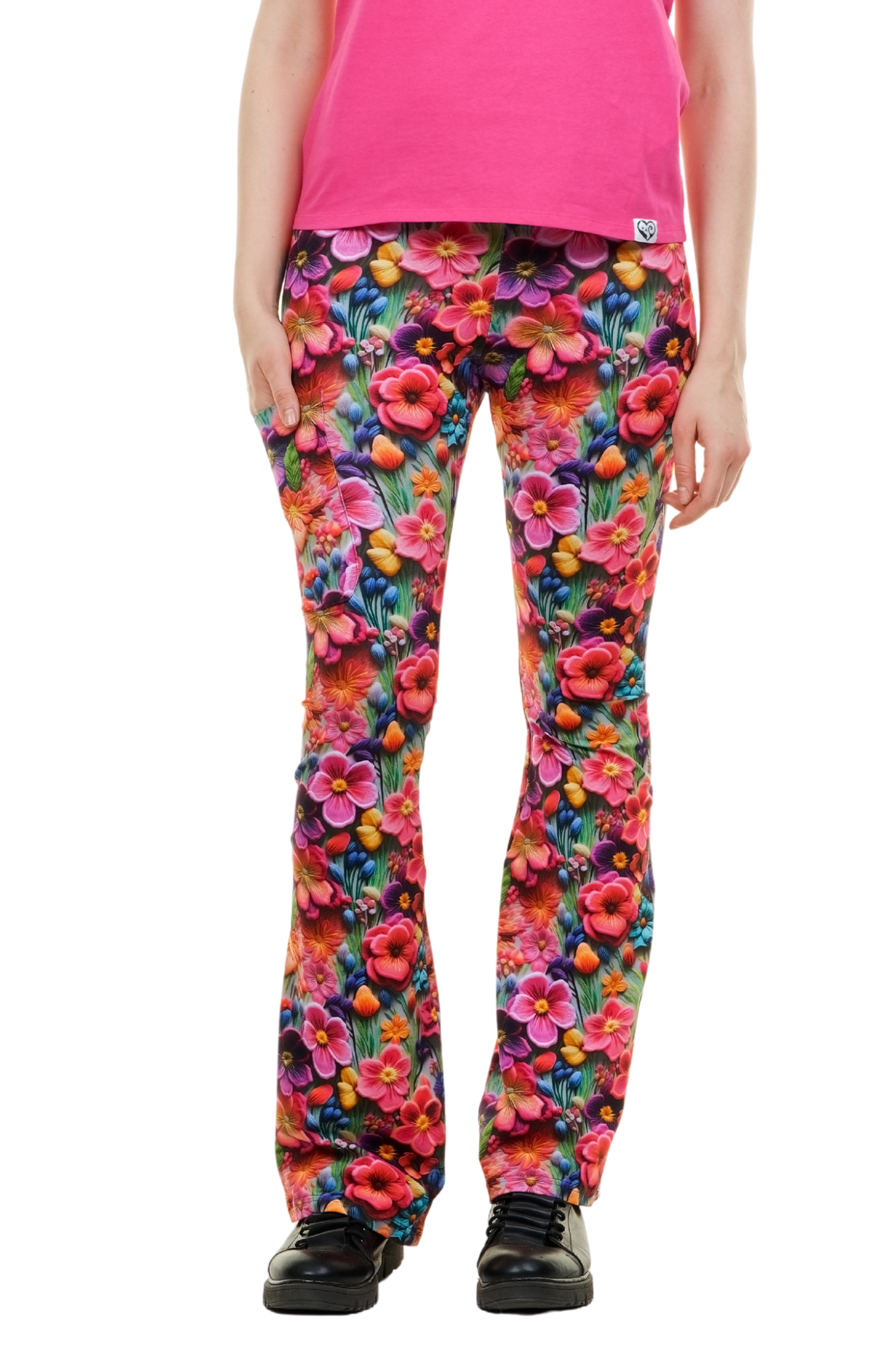 Flared Leggings - blossom wonderland