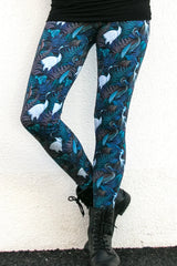 Cotton Leggings Blue Hour
