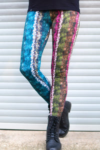 Leggings in cotone arlecchino - XS