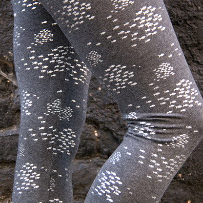 Baumwoll Leggings Silberfische