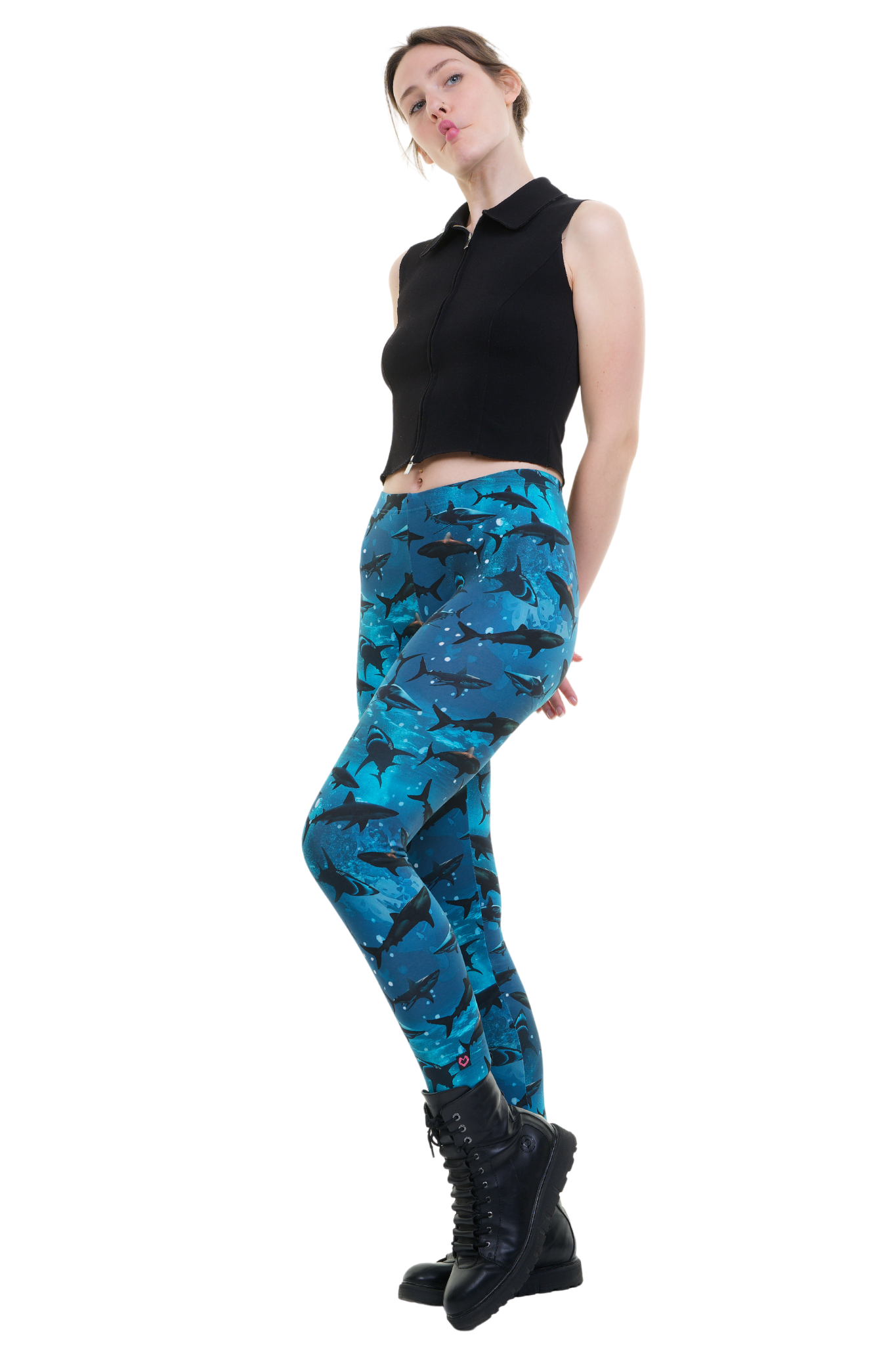 Shark Leggins Baumwolle