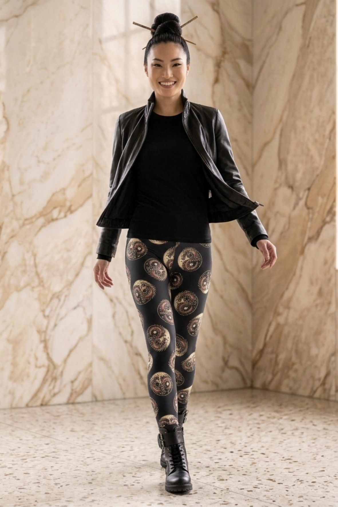 Leggings Cotton Spirit of Dragon