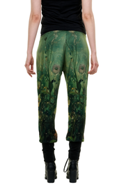 Pantalon baggy lilas léger pour femme – Pantalon d'été en tissu de chemisier Mythenwiese