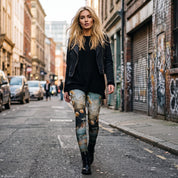 Florale cool days Leggings Teichrose von Leggins Love