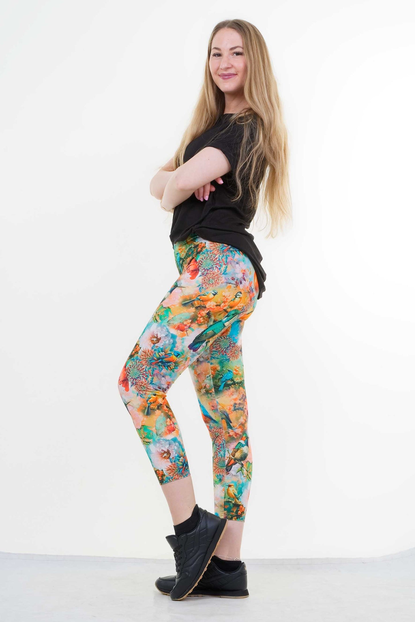 Sommer Capri Leggings bird paradise