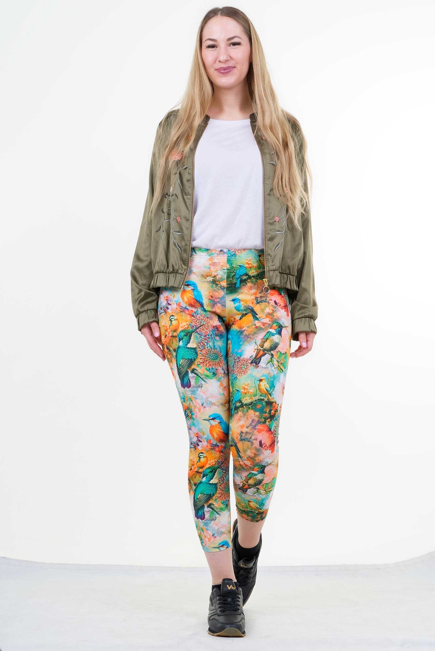 Sommer Capri Leggings bird paradise