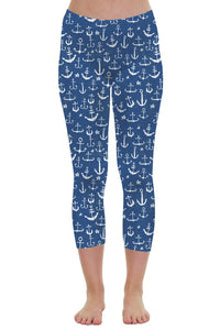 Leggings 3/4 blanker Anker - XS