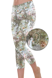 Sommer Capri Leggings Garten Eden