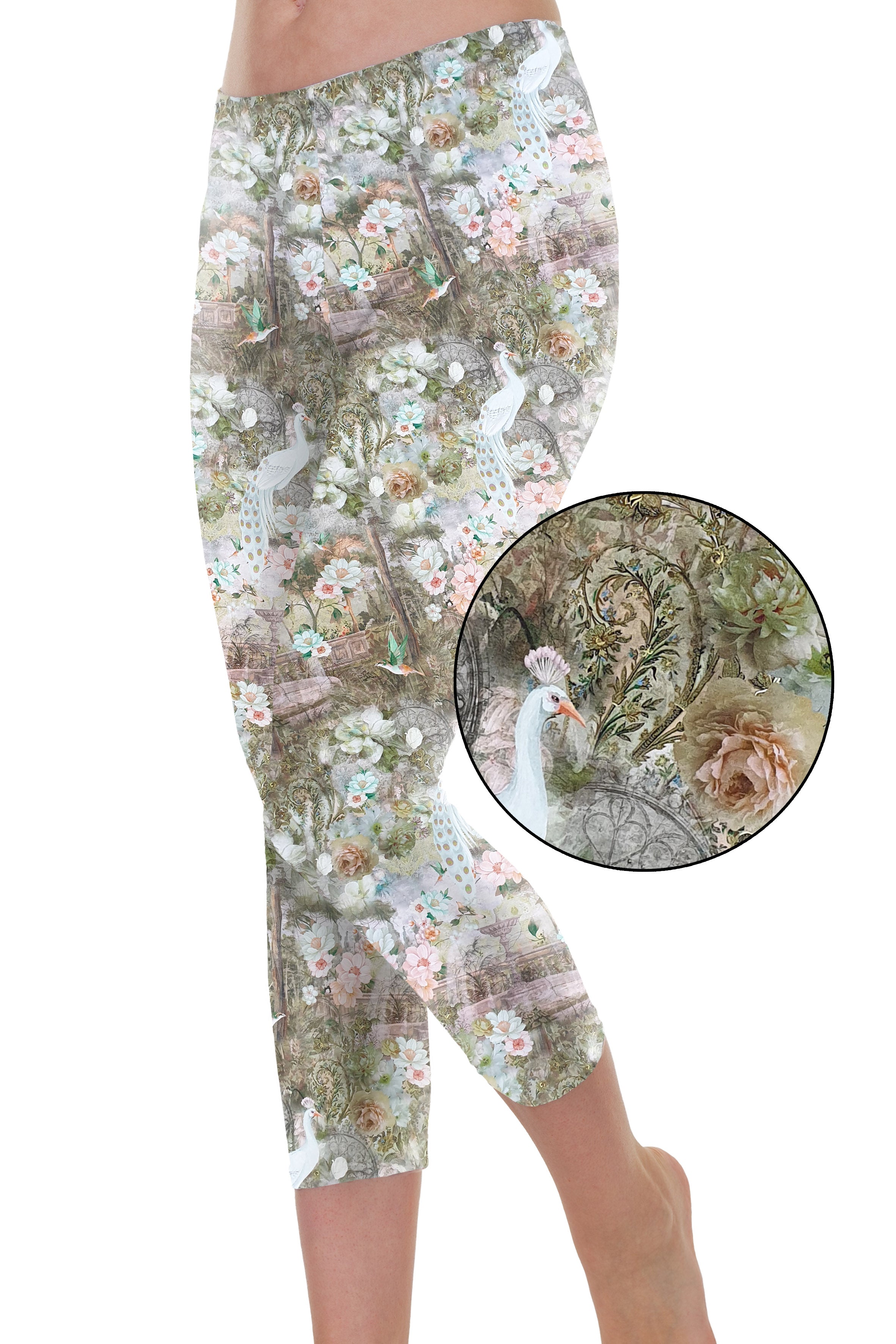 Sommer Capri Leggings Garten Eden