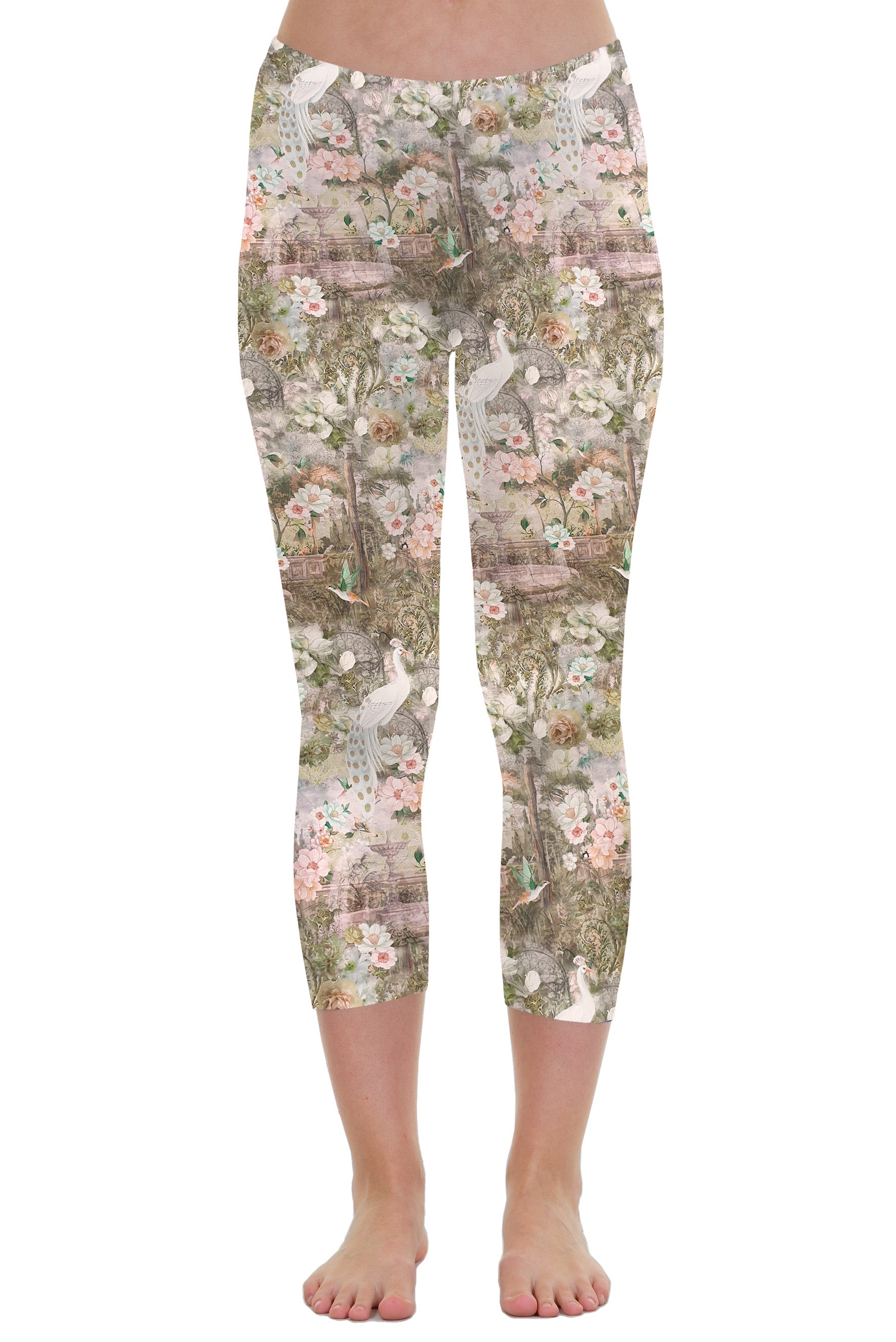 Sommer Capri Leggings Garten Eden