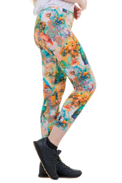 Sommer Capri Leggings bird paradise