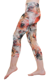3/4 leggings flower