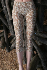 3/4 Leggings Sommer Safari Sommerleggings