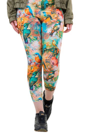 Sommer Capri Leggings bird paradise