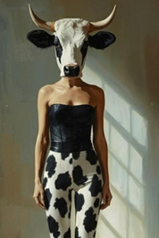 Legging coton smart kitty olive