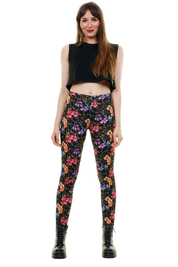 Schwarzes Crop-Top Curlix