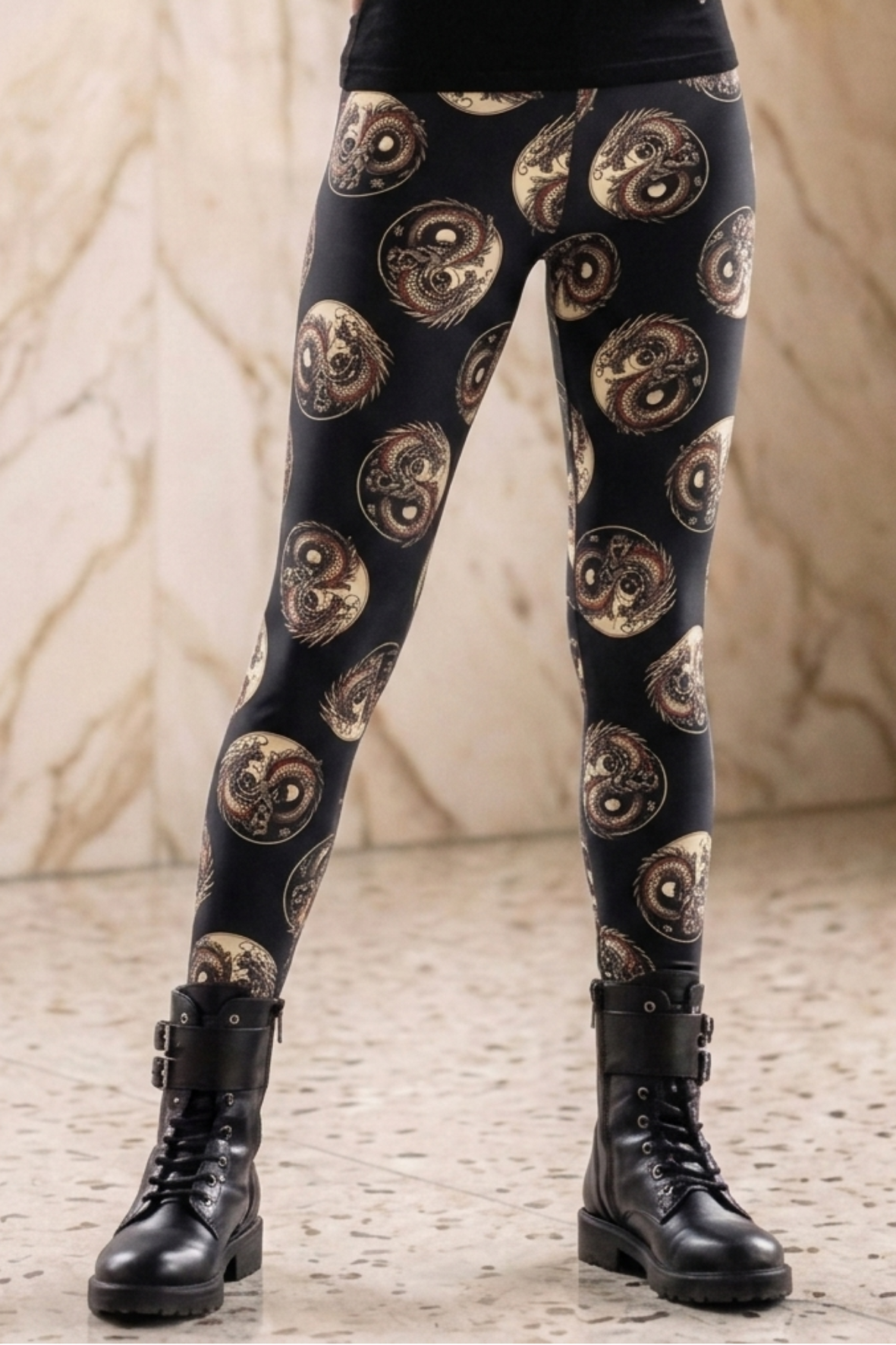 Leggings Cotton Spirit of Dragon