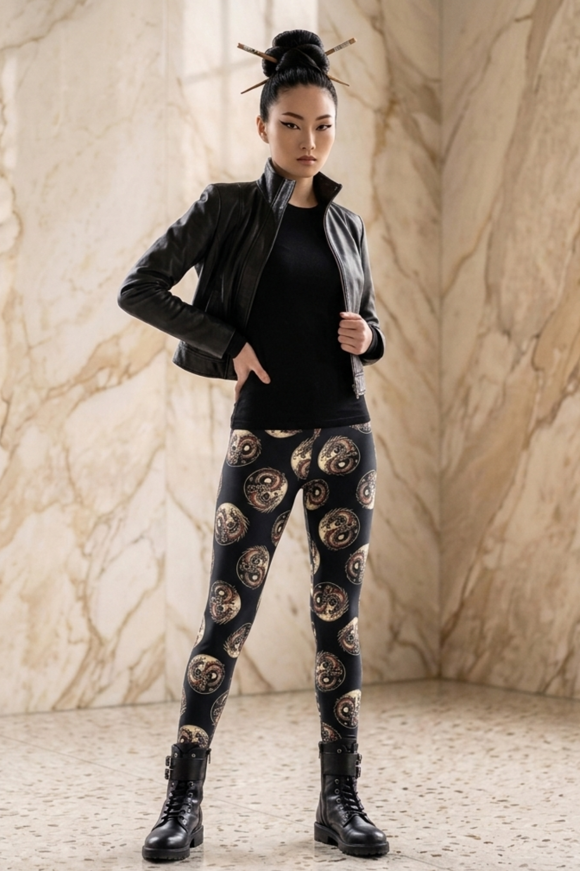 Leggings Cotton Spirit of Dragon