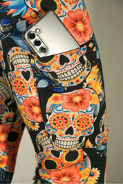 Legging coton smart kitty olive