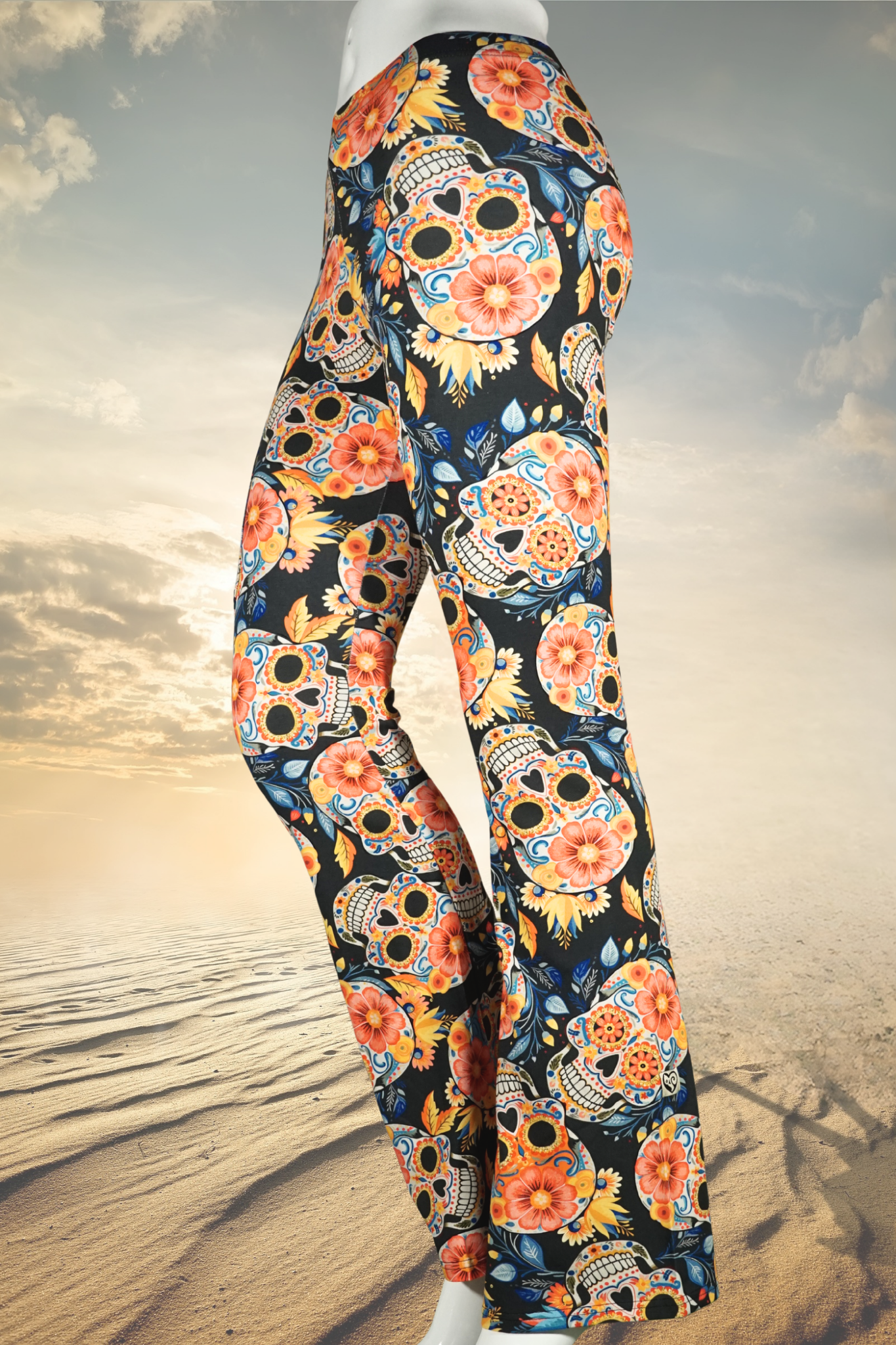 Legging coton smart kitty olive