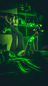 cool days leggings cotton electric green