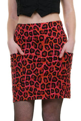 Mini Jupe Fantaisie Fesche Mieze rouge