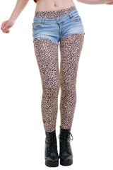 Leggins fesche Mieze braun Baumwolle