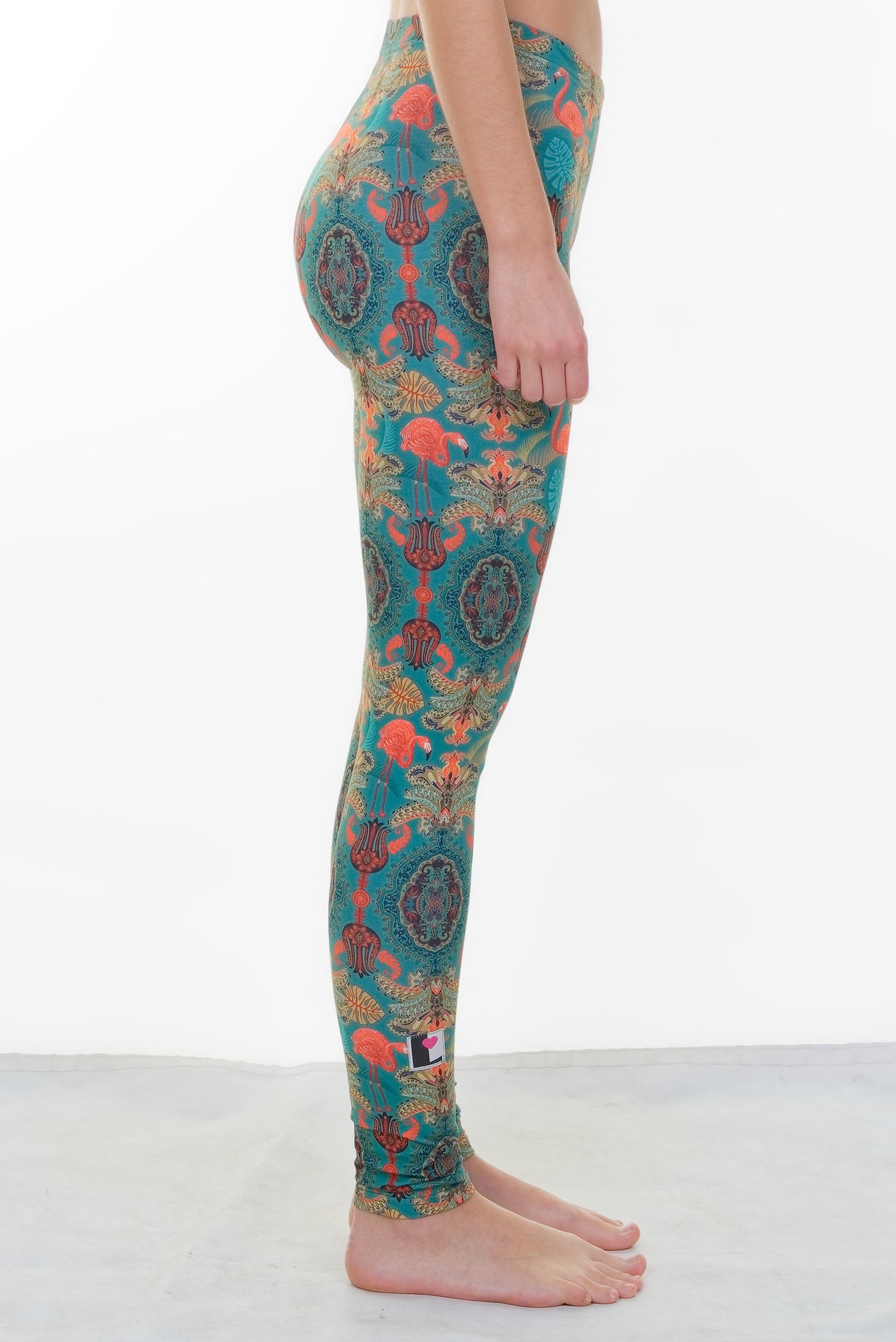 Baumwoll Leggings Flamingo