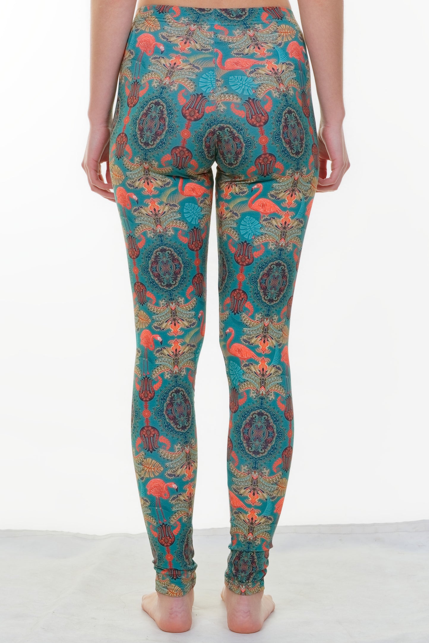 Baumwoll Leggings Flamingo