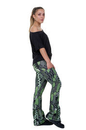 Legging coton smart kitty olive