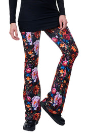 Leggings évasés - Prairie nocturne