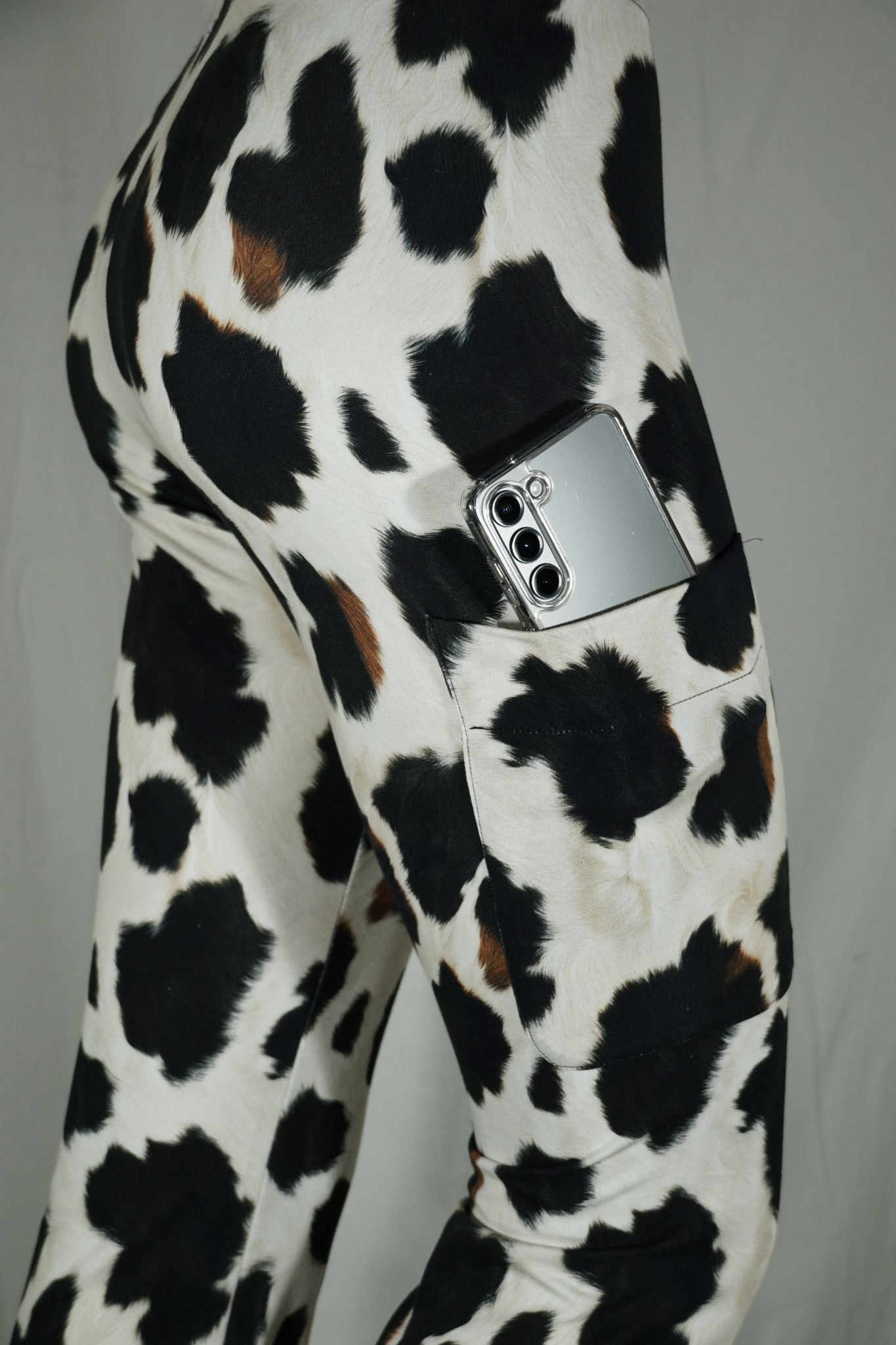 Legging coton smart kitty olive