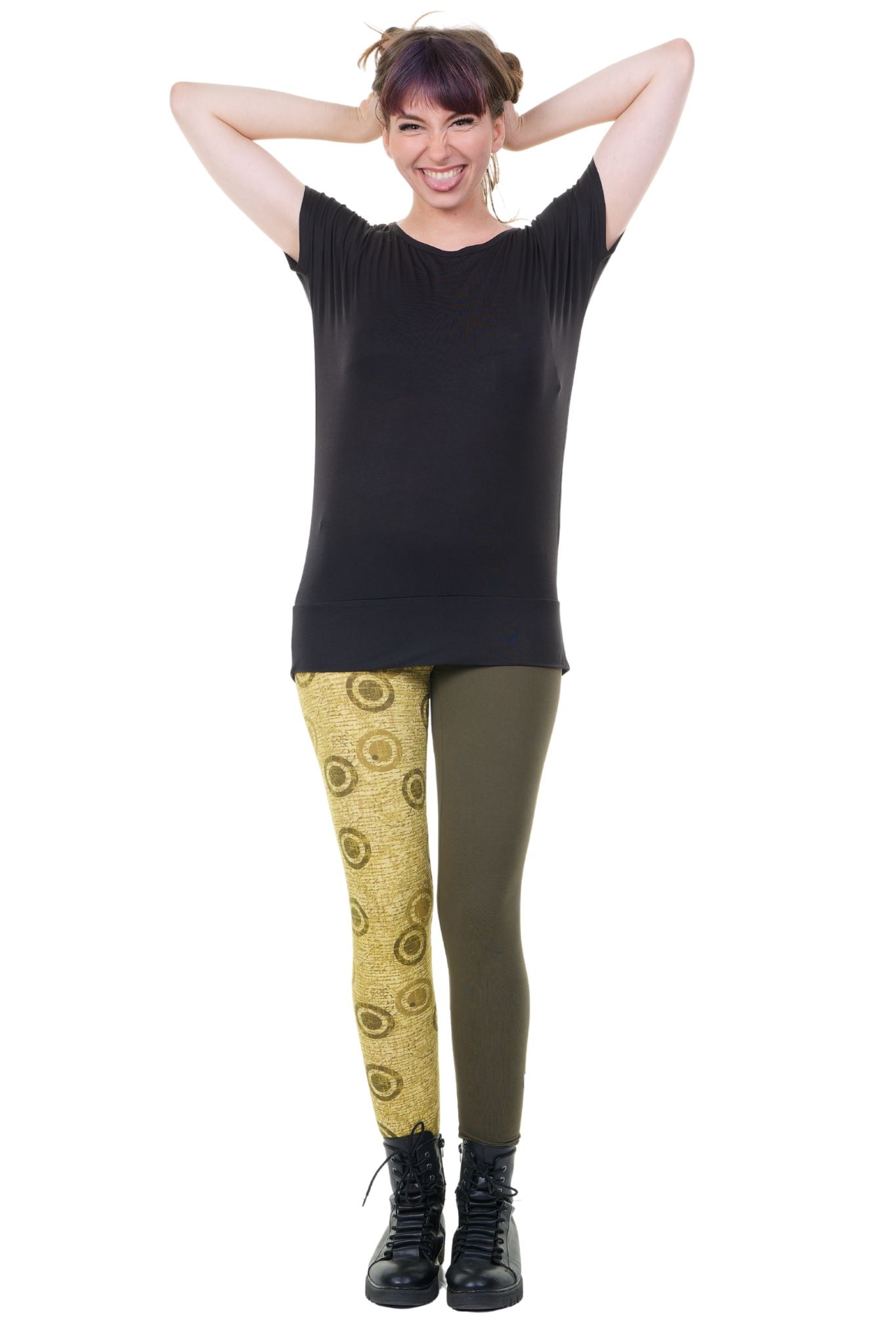 Leggins Baumwolle Goldtaler Harlekin