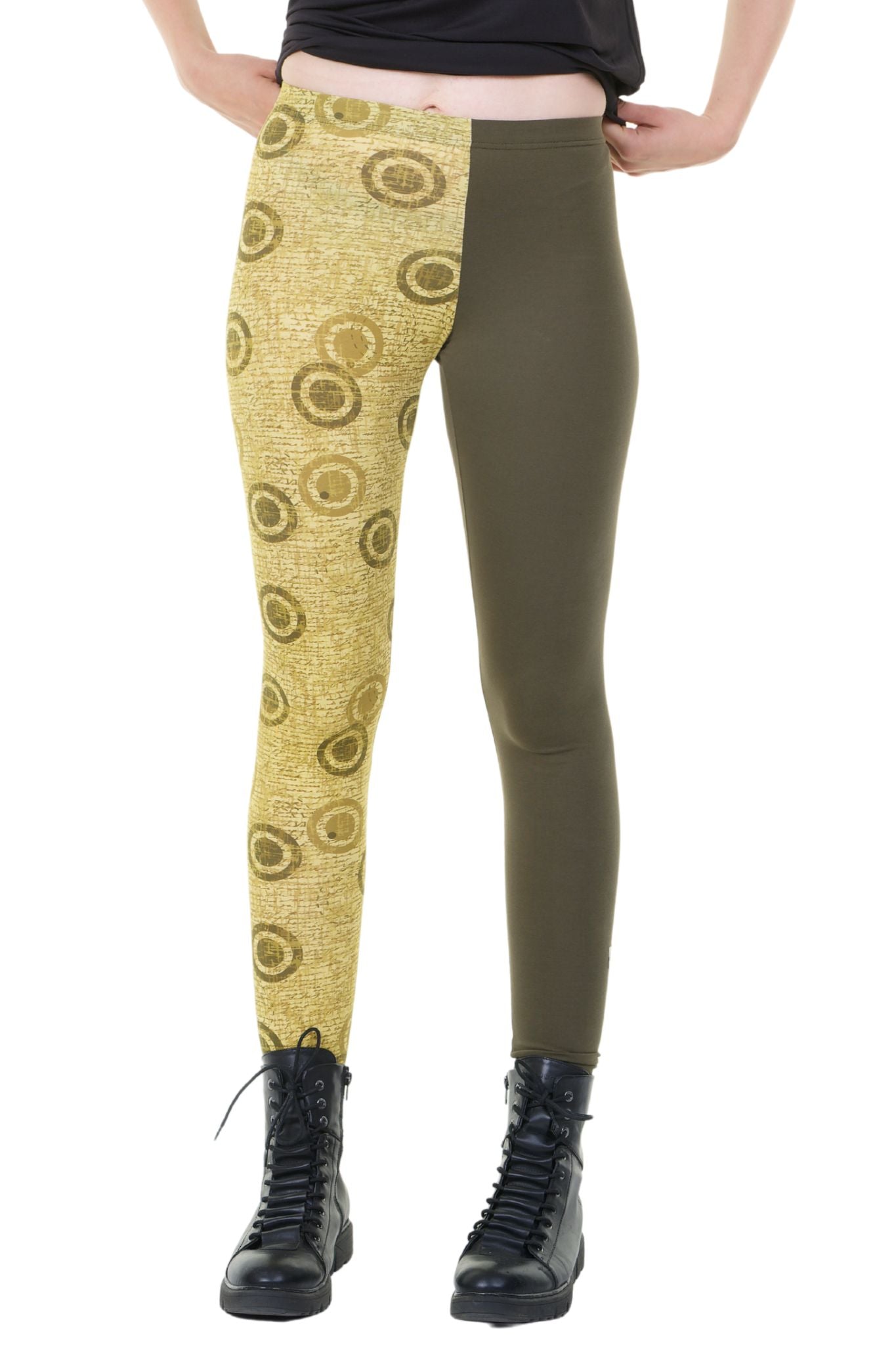 Leggins Baumwolle Goldtaler Harlekin