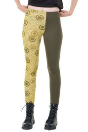 Leggins Baumwolle Goldtaler Harlekin