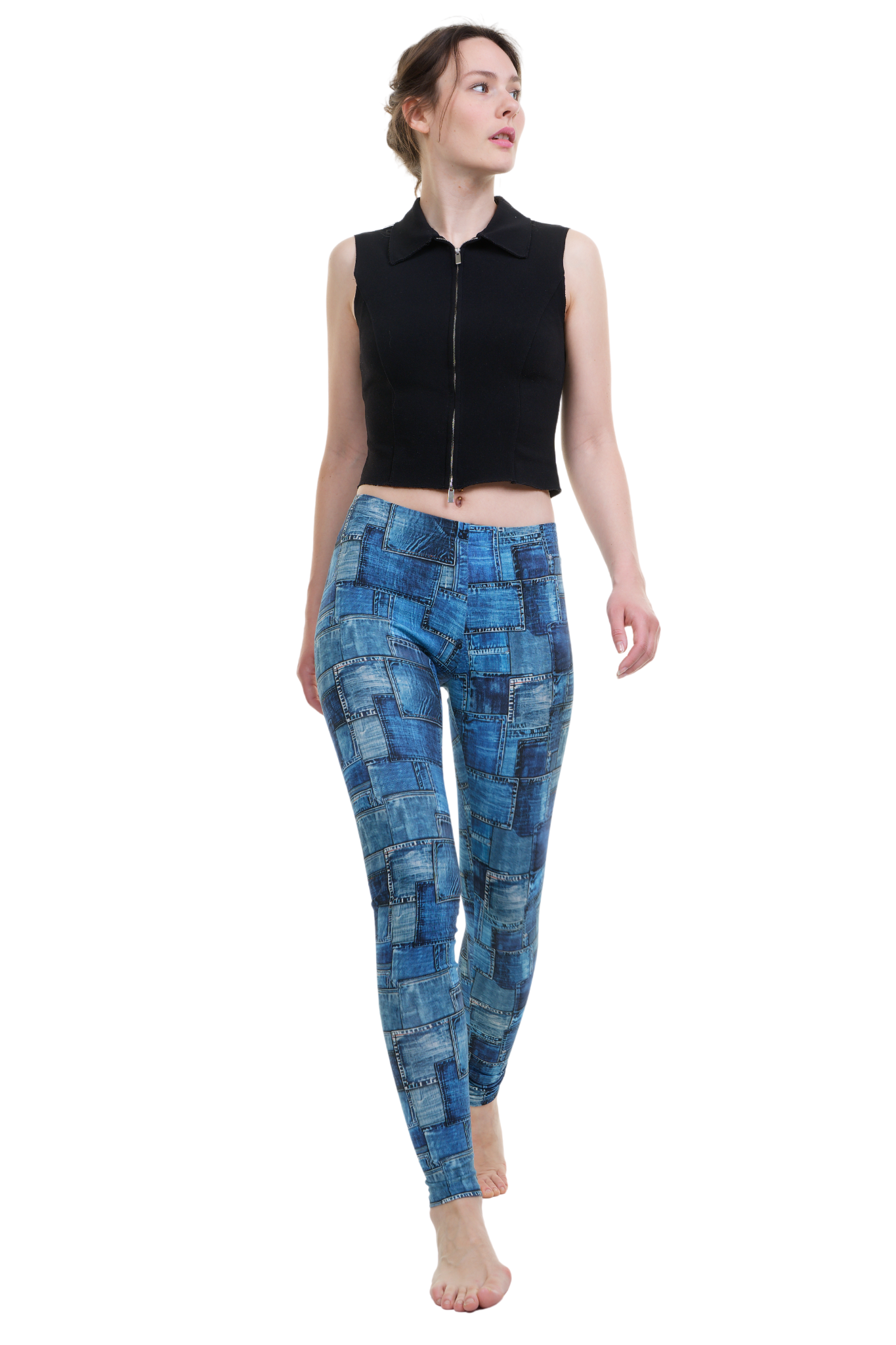 blue jeans Leggings