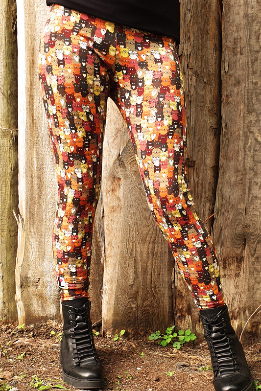 Cotton leggings cats