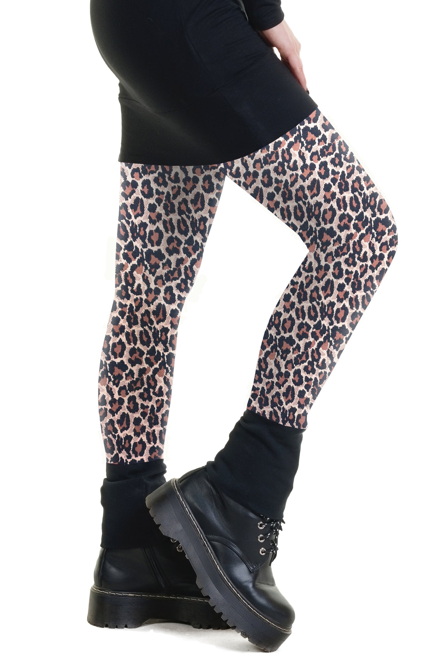 Winter Leggings Leo Strick braun High Waist