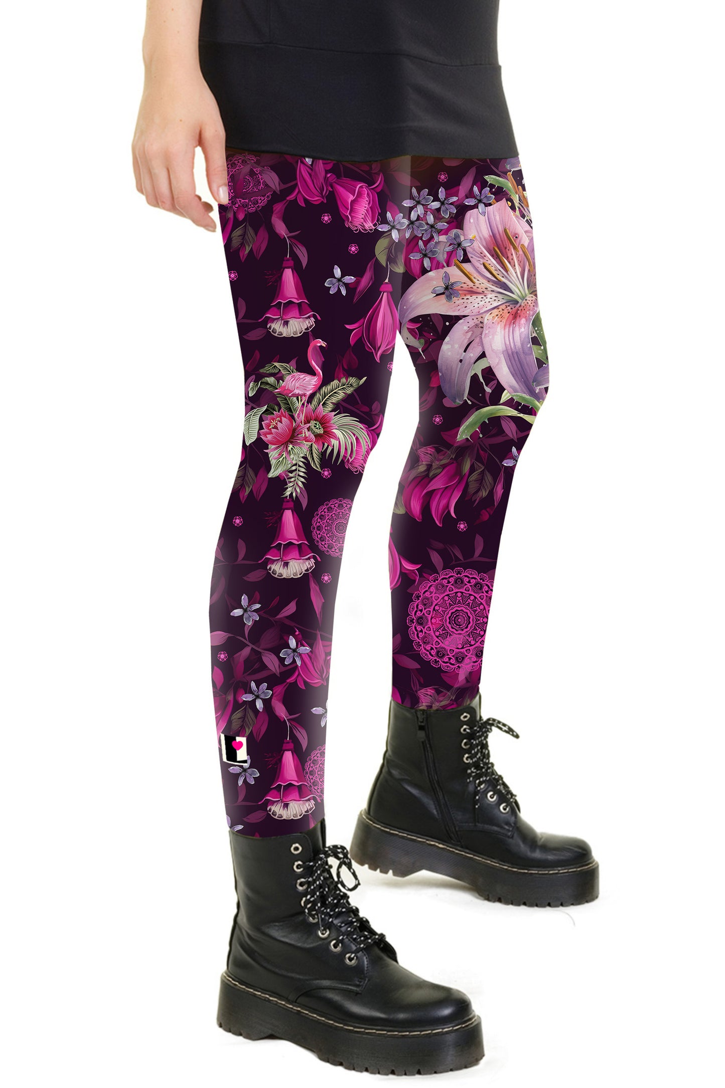 Cotton leggings magic flower