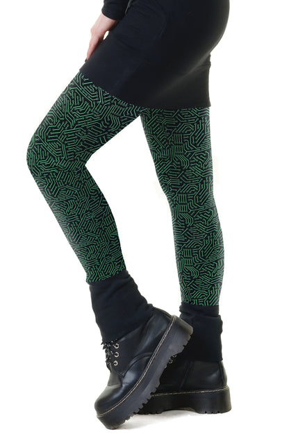 cool days Leggings Baumwolle electric green