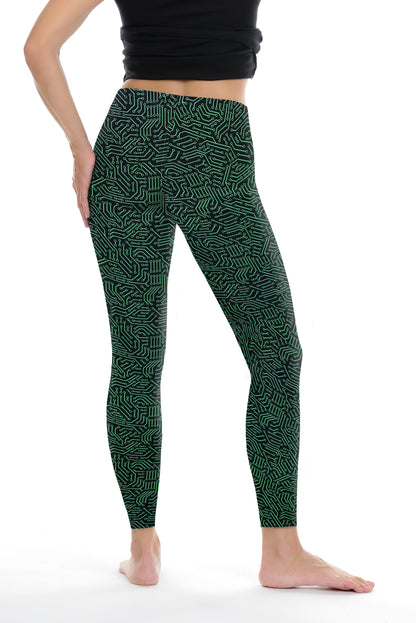 cool days Leggings Baumwolle electric green