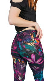 Leggings en coton Kitty dans la jungle