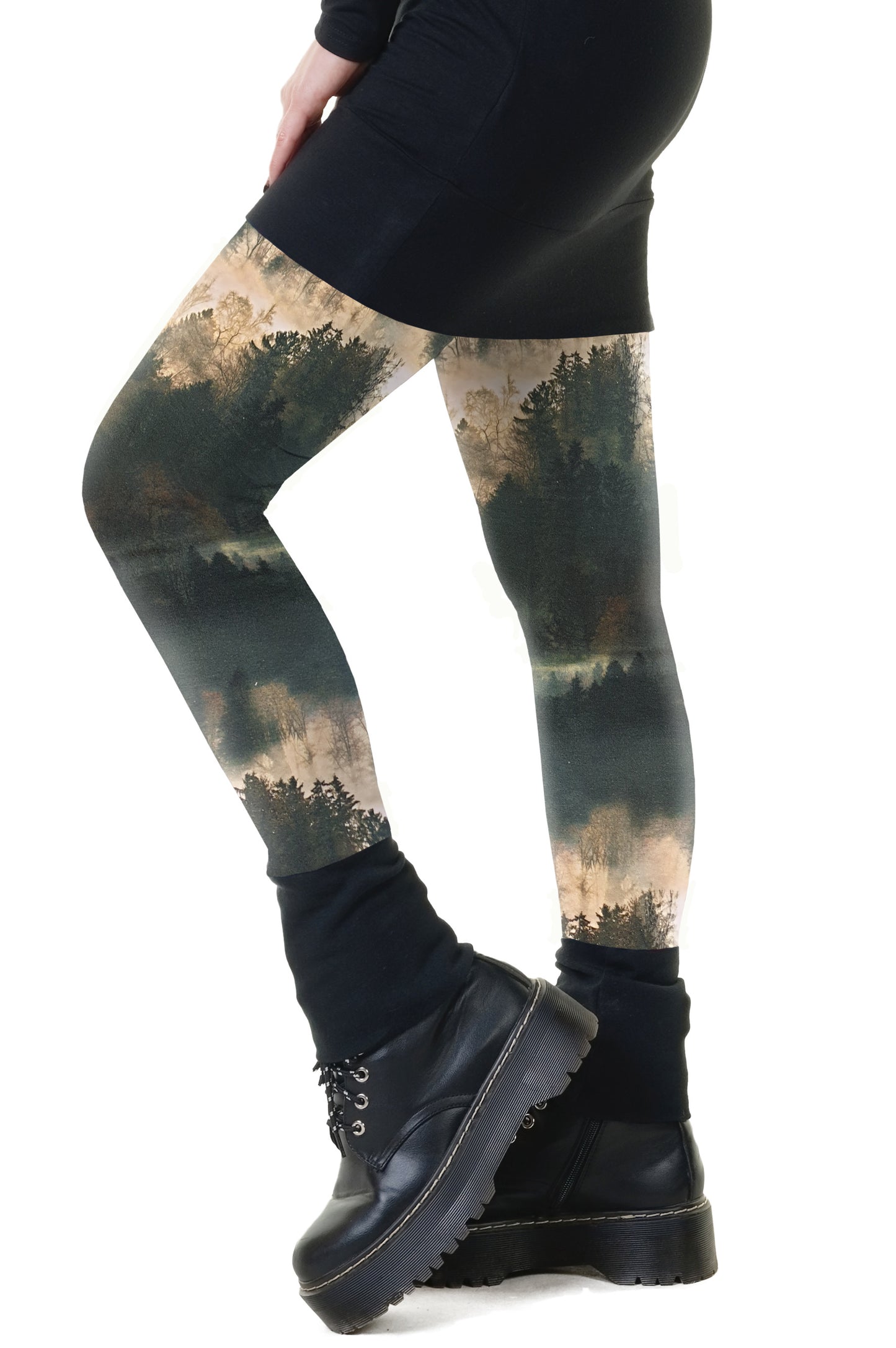 cool days Leggings Baumwolle Nebelwald