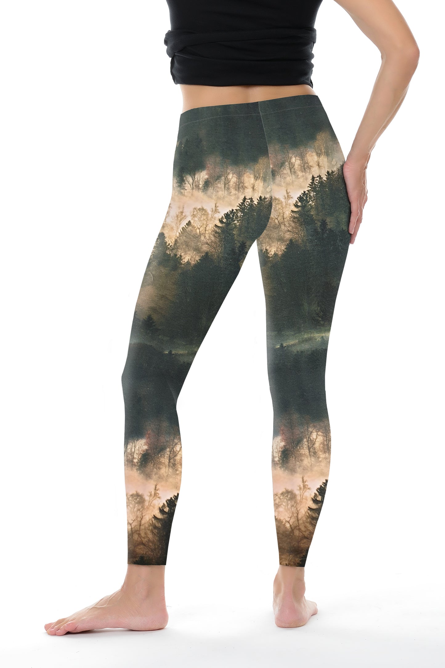 cool days Leggings Baumwolle Nebelwald