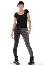 Legging en coton dots stripe