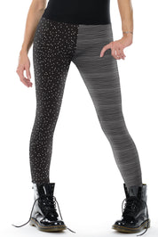 Legging en coton dots stripe